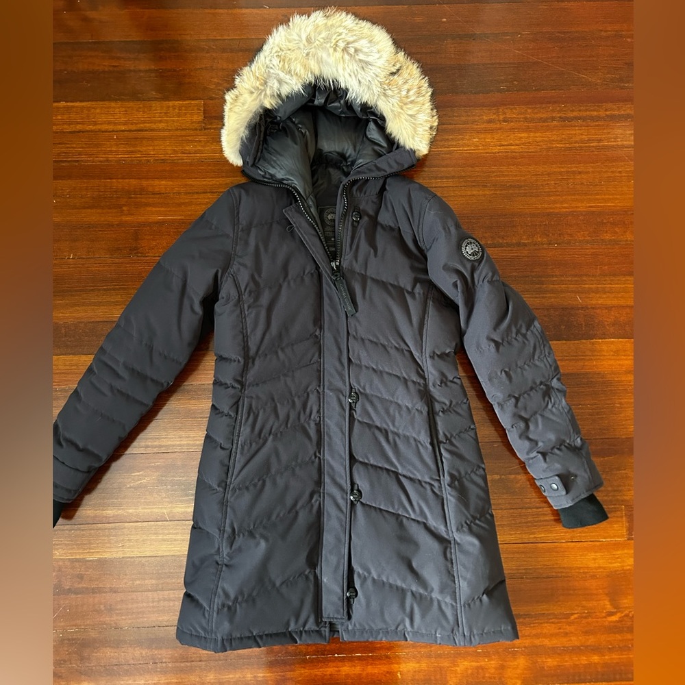 Canada Goose Lorette Parka. Black label.